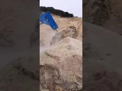 खदान संचालन स्थल पर ब्रेकर हथौड़ा