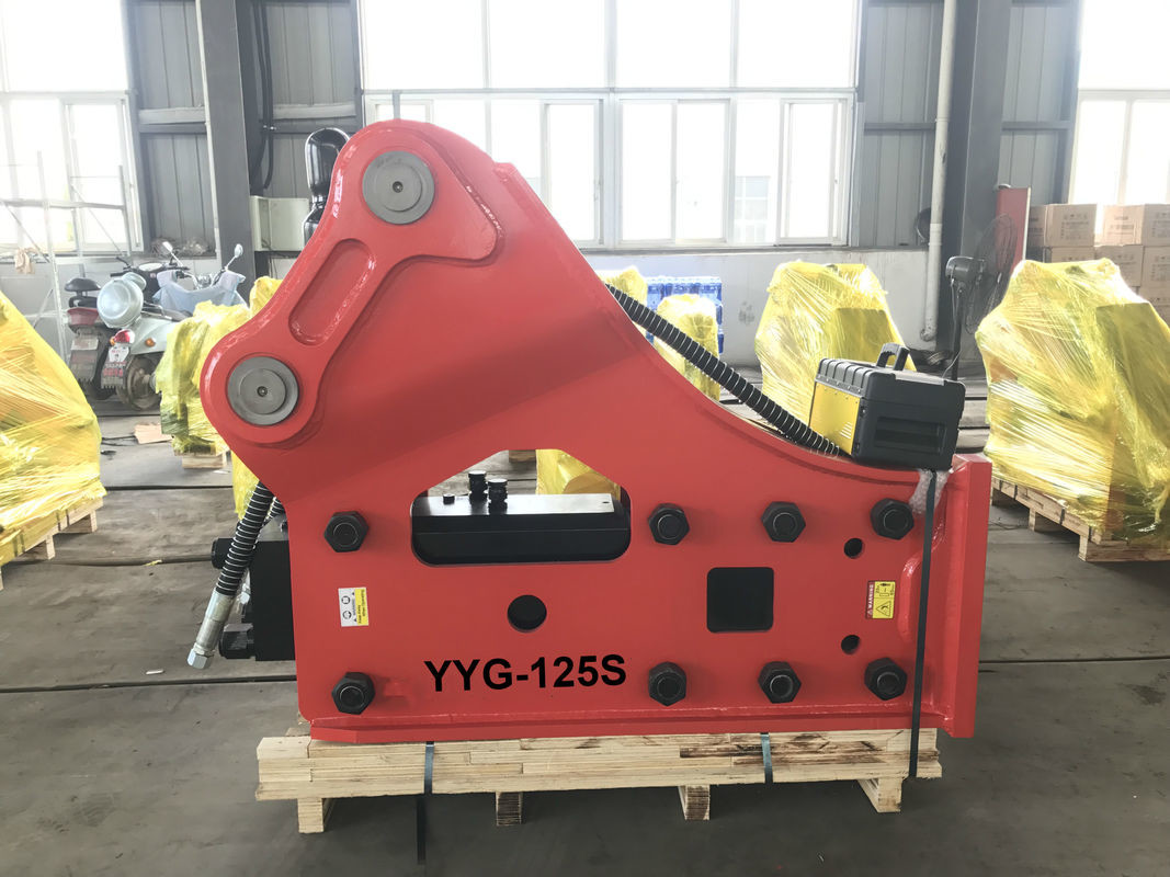 Side Type Hydraulic Breaker Hammer Weight 53 kg Moil Point For Excavator
